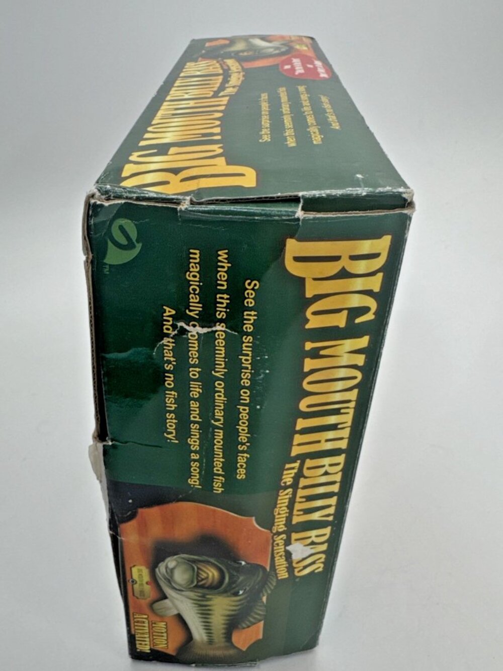 Big Mouth Billy Bass 1998 Original Motion Activated Singing Fish NEW open box - Picture 12 of 13